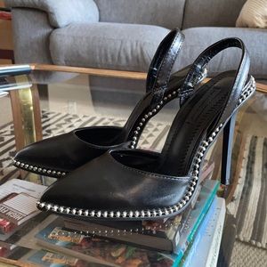 Alexander Wang Rina Moto Studded Heels